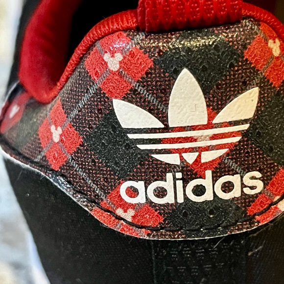 adidas Kids' Sneakers in Red and Black Plaid - Picture 4 of 9